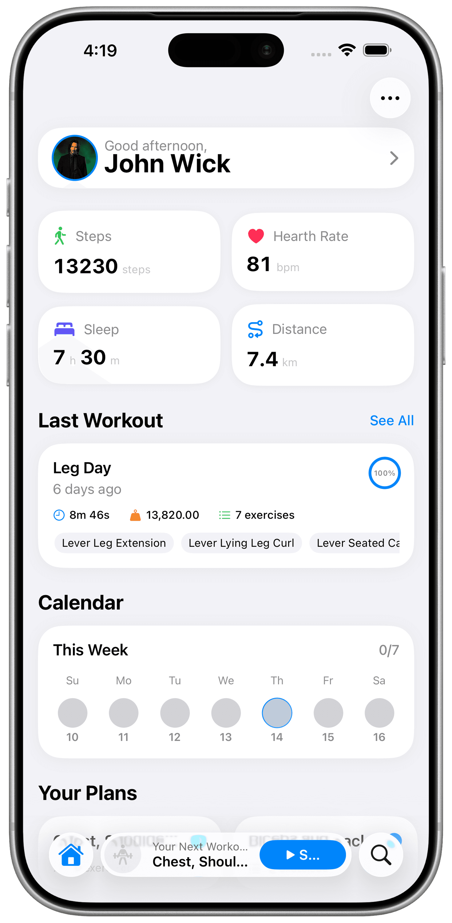 Home Dashboard