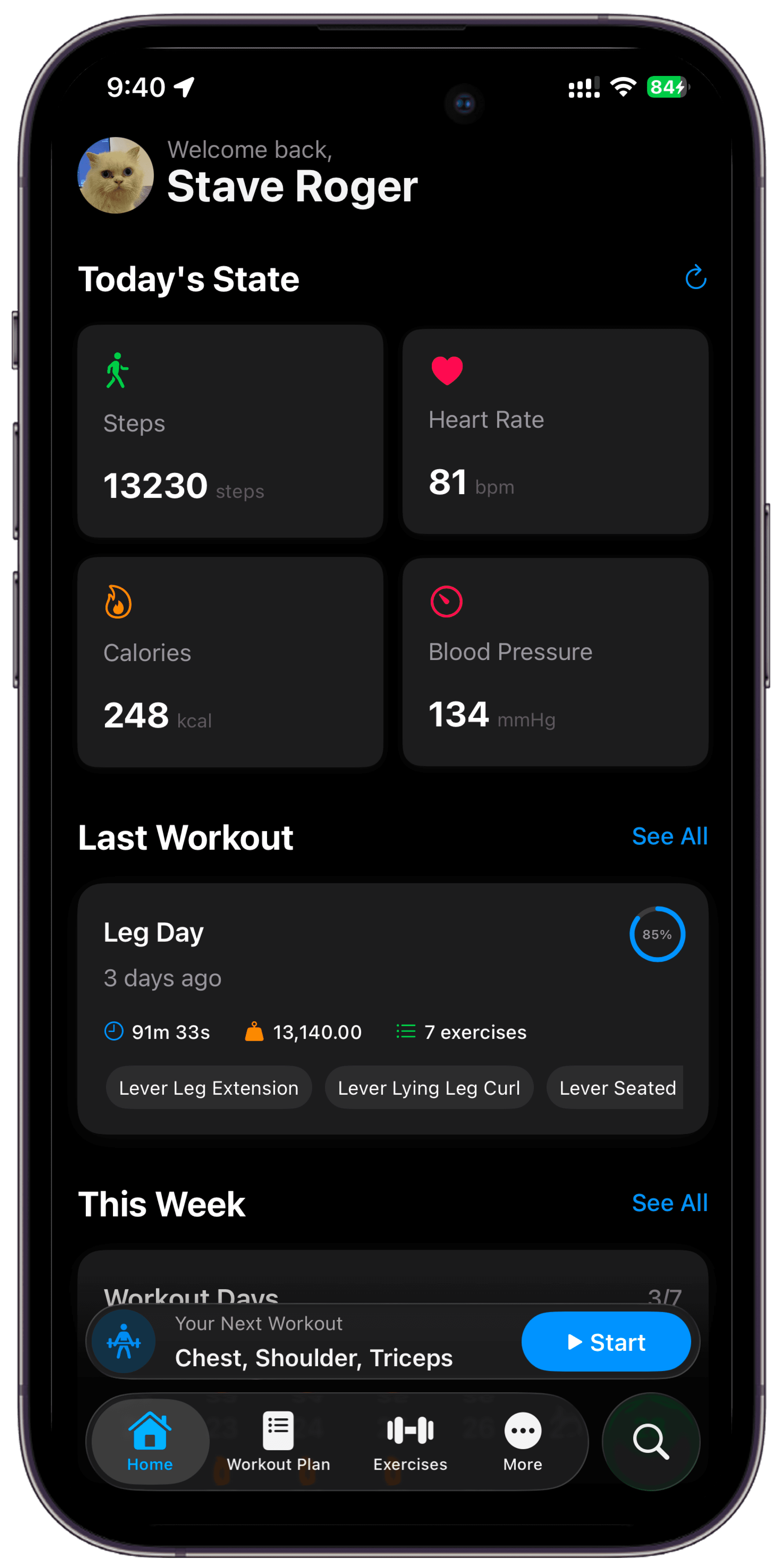 App Screenshot Dark Mode